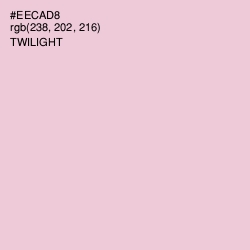 #EECAD8 - Twilight Color Image