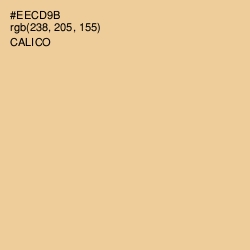#EECD9B - Calico Color Image
