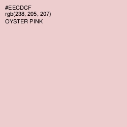 #EECDCF - Oyster Pink Color Image