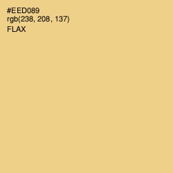 #EED089 - Flax Color Image