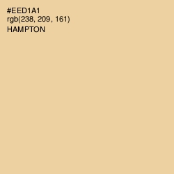 #EED1A1 - Hampton Color Image
