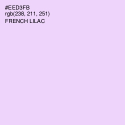 #EED3FB - French Lilac Color Image