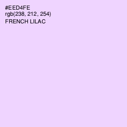 #EED4FE - French Lilac Color Image