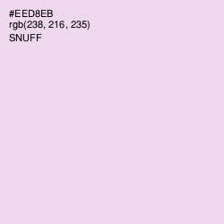 #EED8EB - Snuff Color Image