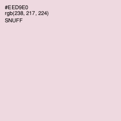 #EED9E0 - Snuff Color Image