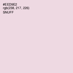 #EED9E2 - Snuff Color Image