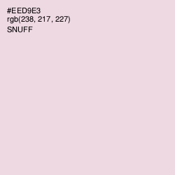 #EED9E3 - Snuff Color Image