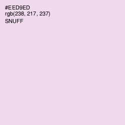 #EED9ED - Snuff Color Image