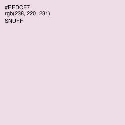 #EEDCE7 - Snuff Color Image