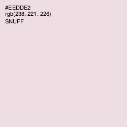 #EEDDE2 - Snuff Color Image