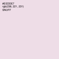 #EEDDE7 - Snuff Color Image