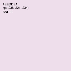 #EEDDEA - Snuff Color Image