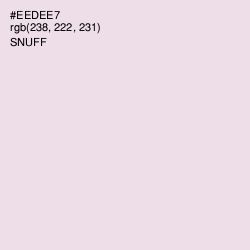 #EEDEE7 - Snuff Color Image