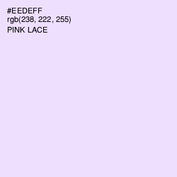 #EEDEFF - Pink Lace Color Image