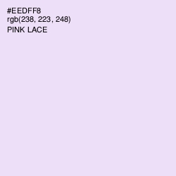 #EEDFF8 - Pink Lace Color Image