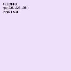 #EEDFFB - Pink Lace Color Image