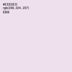 #EEE0ED - Ebb Color Image