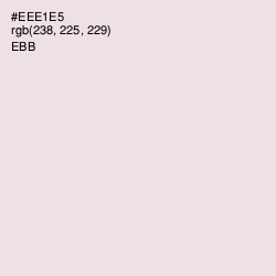 #EEE1E5 - Ebb Color Image