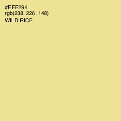#EEE294 - Wild Rice Color Image