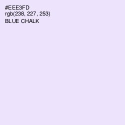 #EEE3FD - Blue Chalk Color Image