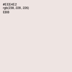 #EEE4E2 - Ebb Color Image
