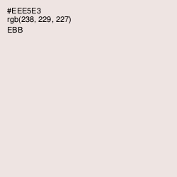 #EEE5E3 - Ebb Color Image