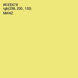 #EEE678 - Manz Color Image