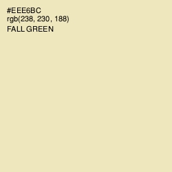 #EEE6BC - Fall Green Color Image