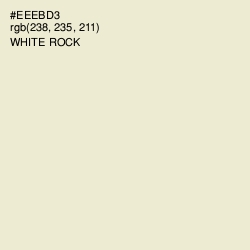 #EEEBD3 - White Rock Color Image