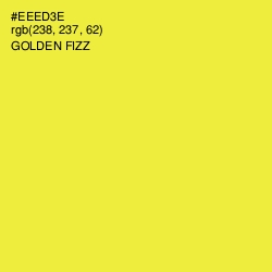 #EEED3E - Golden Fizz Color Image