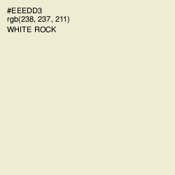 #EEEDD3 - White Rock Color Image