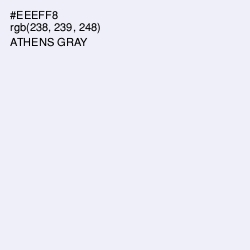 #EEEFF8 - Athens Gray Color Image