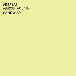 #EEF1A3 - Sandwisp Color Image