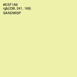 #EEF1A9 - Sandwisp Color Image