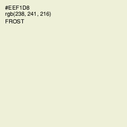 #EEF1D8 - Frost Color Image