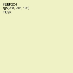 #EEF2C4 - Tusk Color Image