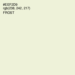 #EEF2D9 - Frost Color Image