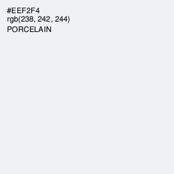 #EEF2F4 - Porcelain Color Image