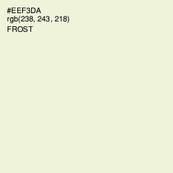 #EEF3DA - Frost Color Image