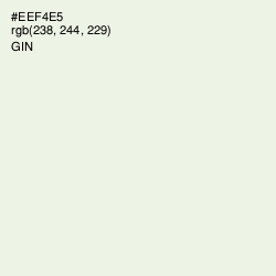 #EEF4E5 - Gin Color Image