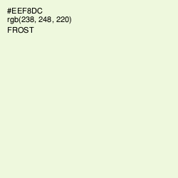 #EEF8DC - Frost Color Image