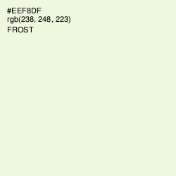 #EEF8DF - Frost Color Image