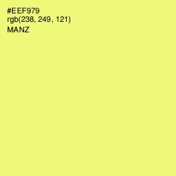 #EEF979 - Manz Color Image