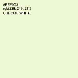 #EEF9D3 - Chrome White Color Image