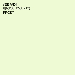 #EEFAD4 - Frost Color Image