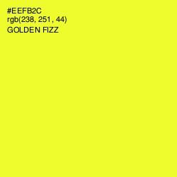 #EEFB2C - Golden Fizz Color Image