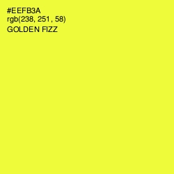 #EEFB3A - Golden Fizz Color Image