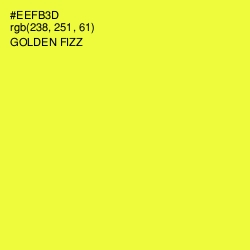 #EEFB3D - Golden Fizz Color Image