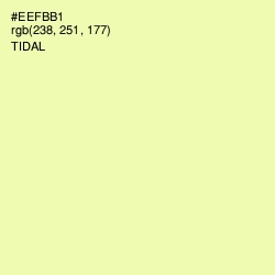 #EEFBB1 - Tidal Color Image