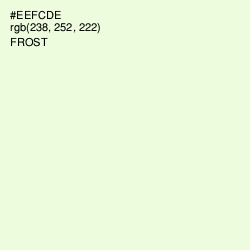 #EEFCDE - Frost Color Image